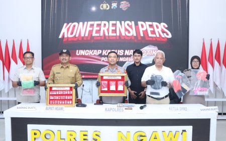 Polisi Sita 223,842 Gram Sabu dari Tersangka