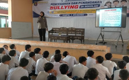 Polisi Sosialisasikan Pencegahan Bullying dan Penyalahgunaan Narkoba