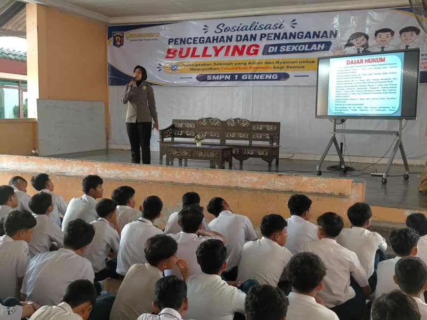 Pelajar Dibekali Edukasi Cegah Bullying dan Penyalahgunaan Narkoba