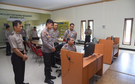 Pelayanan Publik Jadi Prioritas, Kapolres Bondowoso Monitoring Kesiapan Polsek Jajaran