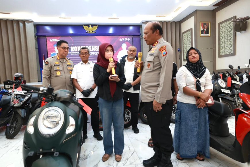 Korban Curanmor Terima Kembali Motornya Tanpa Pungutan Apa Pun